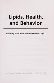 Lipids, health, and behavior /
