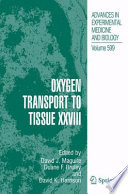 Oxygen transport to tissue XXVIII /