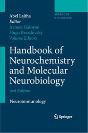 Handbook of neurochemistry and molecular neurobiology.