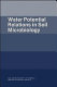 Water potential relations in soil microbiology : proceedings of a symposium /