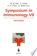 Symposium in Immunology VII : vaccination /