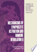 Mechanisms of lymphocyte activation and immune regulation II /