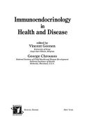 Immunoendocrinology in health and disease /