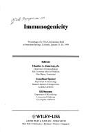Immunogenicity : proceedings of a UCLA Symposium held at Steamboat Springs, Colorado, January 21-28, 1989 /