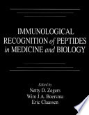 Immunological recognition of peptides in medicine and biology /