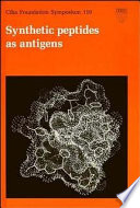 Synthetic peptides as antigens.