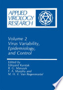 Virus variability, epidemiology, and control /