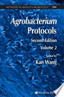 Agrobacterium protocols /