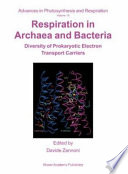 Respiration in archaea and bacteria /