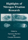Highlights of nitrogen fixation research /