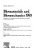 Biomaterials and biomechanics 1983 : proceedings of the Fourth European Conference on Biomaterials, Leuven, Belgium, August 31-September 2, 1983 /