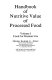 Handbook of nutritive value of processed food /