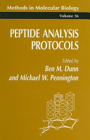 Peptide analysis protocols /