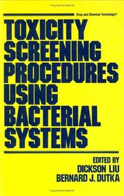 Toxicity screening procedures using bacterial systems /