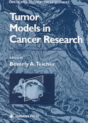 Tumor models in cancer research /