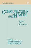 Communication and health : systems and applications /