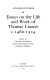 Essays on the life and work of Thomas Linacre, c. 1460-1524 /