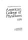 Biographical directory of the American College of Physicians, 1979 /