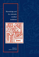 Knowledge and the scholarly medical traditions /