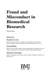 Fraud and misconduct in biomedical research.