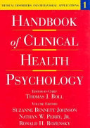 Handbook of clinical health psychology /