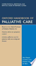 Oxford handbook of palliative care /