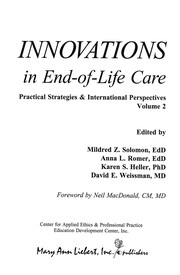 Innovations in end-of-life care. practical strategies & international perspectives /