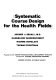 Systematic course design for the health fields /