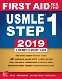 First aid for the USMLE step 1 2019 /