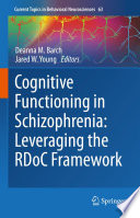 Cognitive Functioning in Schizophrenia:  Leveraging the RDoC Framework /