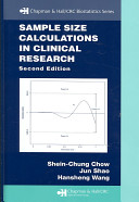 Sample size calculations in clinical research /