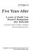 Five years after : a review of health care research management after Rothschild, including an essay by Thomas P. Whitehead /