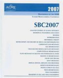 Proceedings of the ASME Summer Bioengineering Conference : 2007 ; presented at 2007 ASME Summer Bioengineering Conference, June 28-24 [as printed], 2007, Keystone, Colorado ; sponsored by ASME Bioengineering Division.