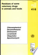 Residues of some veterinary drugs in animals and foods : monographs prepared by the Forty-second Meeting of the Joint FAO/WHO Expert Committee on Food Additives, Rome, 1-10 February 1994.