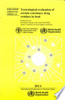 Toxicological evaluation of certain veterinary drug residues in food /