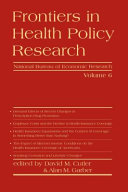 Frontiers in health policy research.