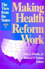 Making health reform work : the view from the states /