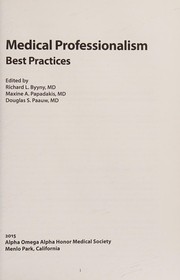 Medical professionalism : best practices /