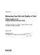 Measuring case mix and quality of care : validity studies for the graduate medical education study /