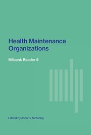 Health maintenance organizations /