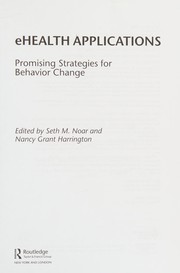 EHealth applications : promising strategies for behavior change /