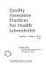 Quality assurance practices for health laboratories /