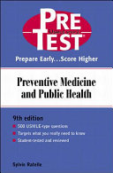 Preventive medicine and public health : PreTest self-assessment and review /