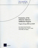 Evaluation of the Arkansas tobacco settlement program : progress during 2008 and 2009 /
