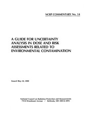 A guide for uncertainty analysis in dose and risk assessments related to environmental contamination.