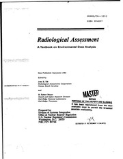 Radiological assessment : a textbook on environmental dose analysis /