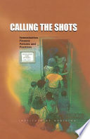Calling the shots : immunization finance policies and practices /