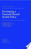 Developing a national mental health policy /