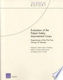 Evaluation of the Patient Safety Improvement Corps : experiences of the first two groups of trainees /