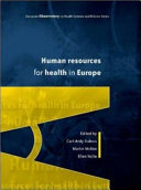 Human resources for health in Europe /